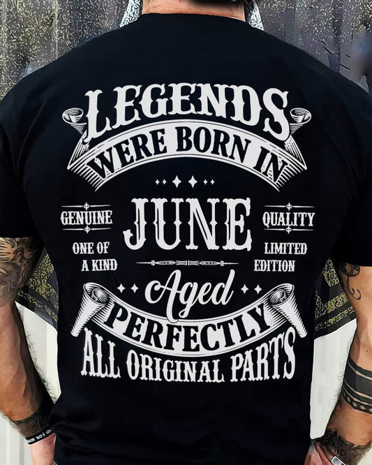 LEGENDS WERE BORN IN JUNE - T-SHIRT FOR MAN - DOAN06 (SKU08-37-06)