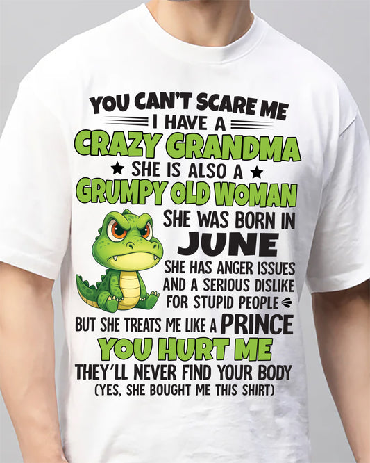 You Can’t Scare Me - Gift For Grandson And Granddaughter From Grandma - DOAN06 (SKU09-85-06)