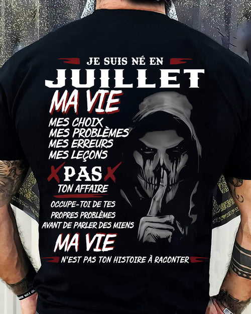 MA VIE – T-shirt pour homme – TIEN07 (SKU12-269-07)