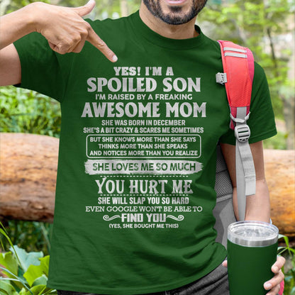 December - Awesome Mom - Perfect Gift For Son From Mom - TIEN12 (SKU05-47-12)