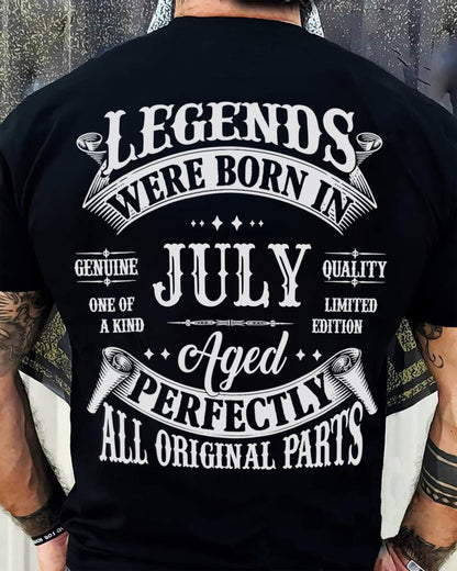 LEGENDS WERE BORN IN JULY - T-SHIRT FOR MAN - DOAN07 (SKU08-37-07)