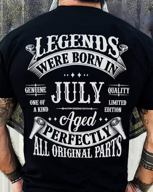 LEGENDS WERE BORN IN JULY - T-SHIRT FOR MAN - DOAN07 (SKU08-37-07)