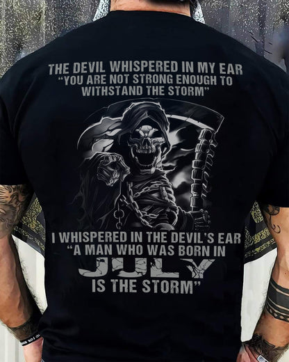 July - The Devil Whispered In My Ear - T-Shirt For Man - DOAN07 (SKU08-87-07)