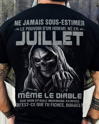 LE POUVOIR D’UN HOMME NÉ EN – T-SHIRT POUR HOMME – DOAN07 (SKU08-61-07)