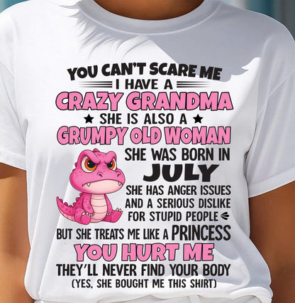 You Can’t Scare Me - Gift For Grandson And Granddaughter From Grandma - DOAN07 (SKU09-130-07)