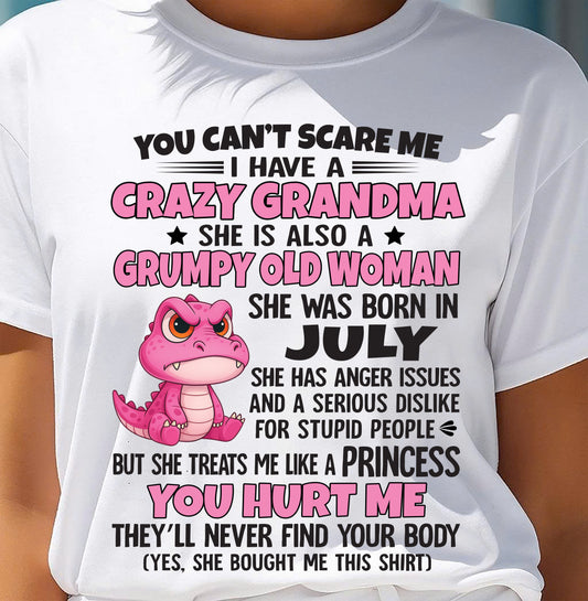 You Can’t Scare Me - Gift For Grandson And Granddaughter From Grandma - DOAN07 (SKU09-130-07)