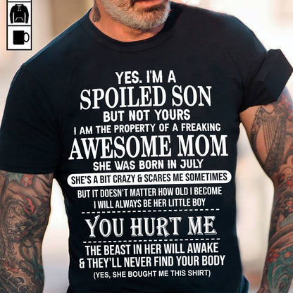 July - Awesome Mom Born In July - Special gift for Son From Mom - TIEN07 (SKU10-45-07)