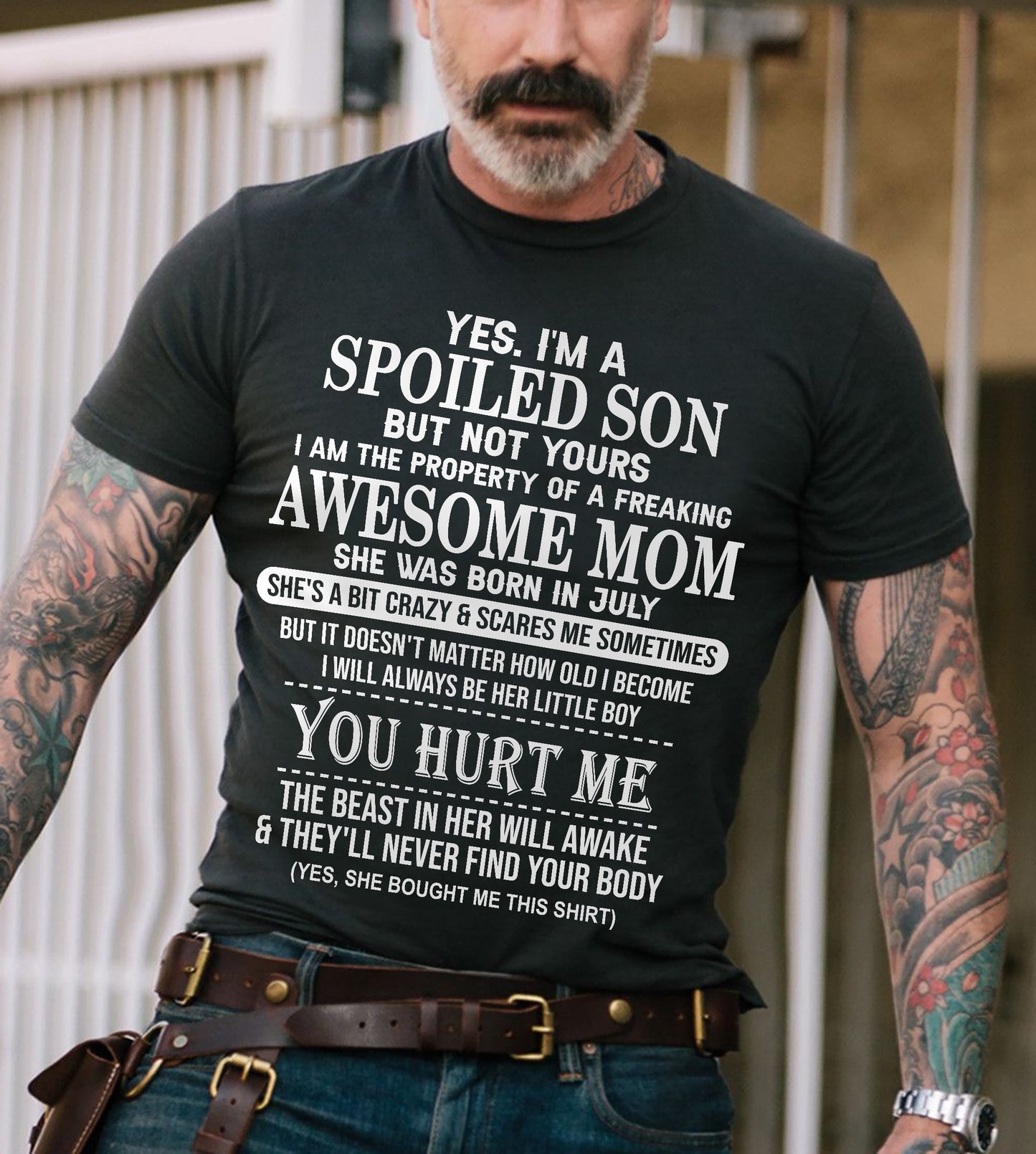 July - Awesome Mom Born In July - Special gift for Son From Mom - TIEN07 (SKU10-45-07)