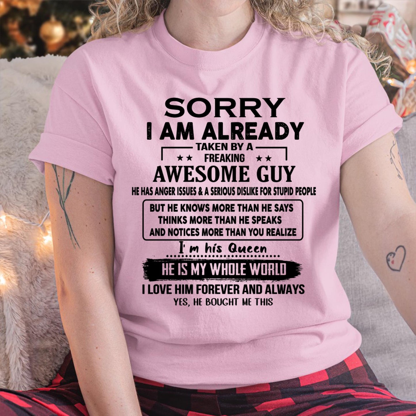 Awesome Guy - Perfect gift for your girlfriend or wife from husband - TIEN00 (SKUT08-11-00)