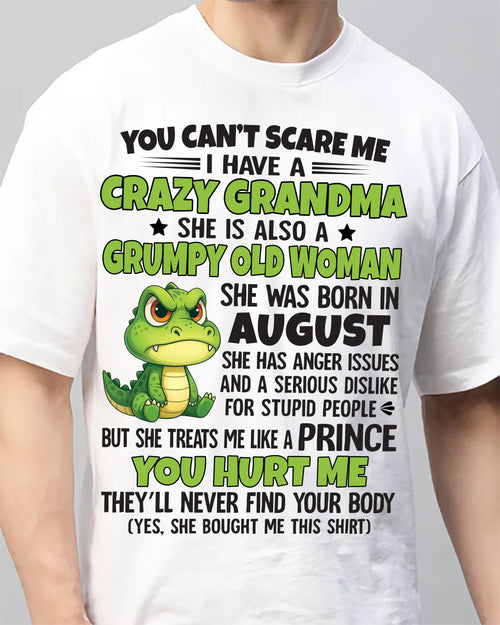 You Can’t Scare Me - Gift For Grandson And Granddaughter From Grandma - DOAN08 (SKU09-85-08)