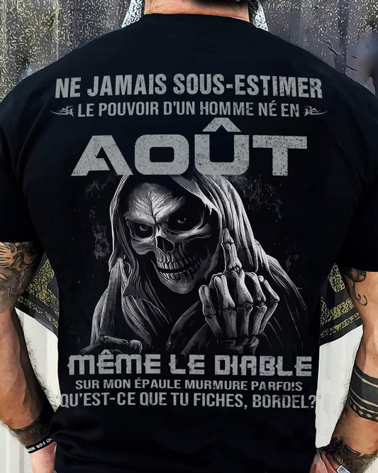 LE POUVOIR D’UN HOMME NÉ EN – T-SHIRT POUR HOMME – DOAN08 (SKU08-61-08)