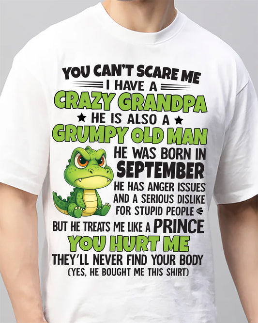 YOU CAN’T SCARE ME - GIFT FOR GRANDSON AND GRANDDAUGHTER FROM GRANDPA - DOAN09 (SKU09-121-09)