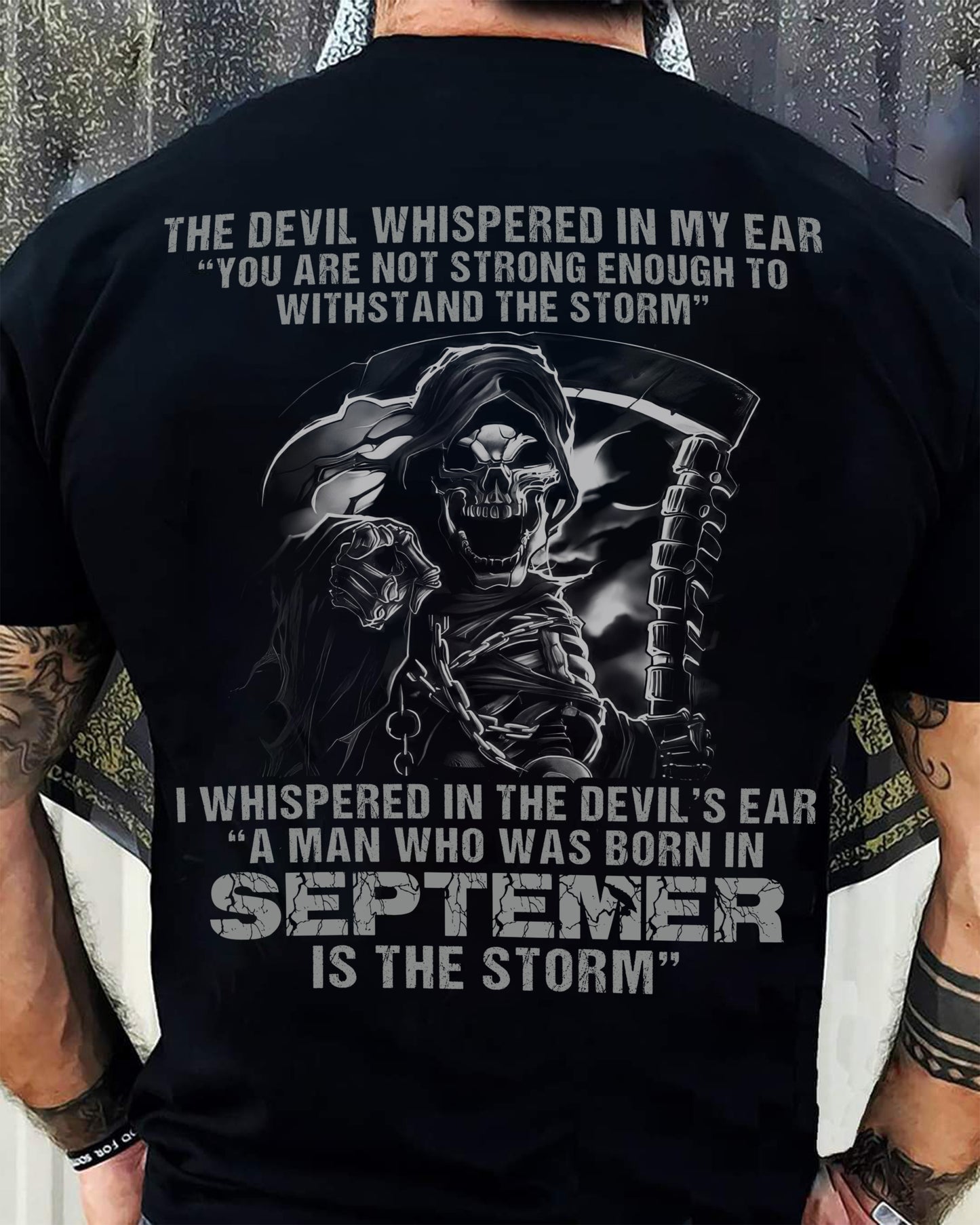 September - The Devil Whispered In My Ear - T-Shirt For Man - DOAN09 (SKU08-87-09)