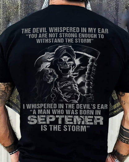 September - The Devil Whispered In My Ear - T-Shirt For Man - DOAN09 (SKU08-87-09)