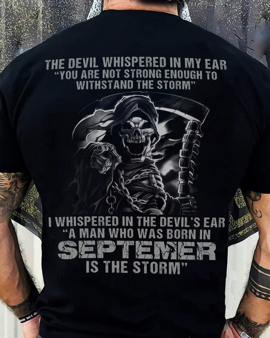 September - The Devil Whispered In My Ear - T-Shirt For Man - DOAN09 (SKU08-87-09)