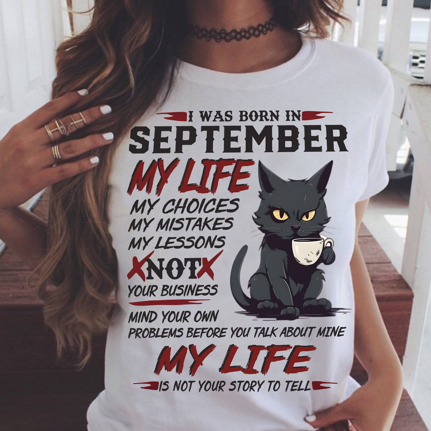 MY LIFE – T Shirt For Woman – DOAN09 (SKU09-92-09)