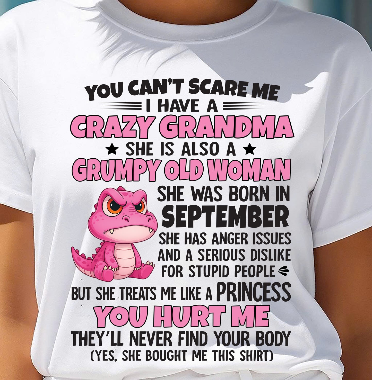 You Can’t Scare Me - Gift For Grandson And Granddaughter From Grandma - DOAN09 (SKU09-130-09)
