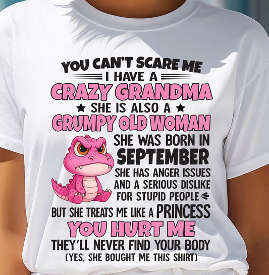You Can’t Scare Me - Gift For Grandson And Granddaughter From Grandma - DOAN09 (SKU09-130-09)