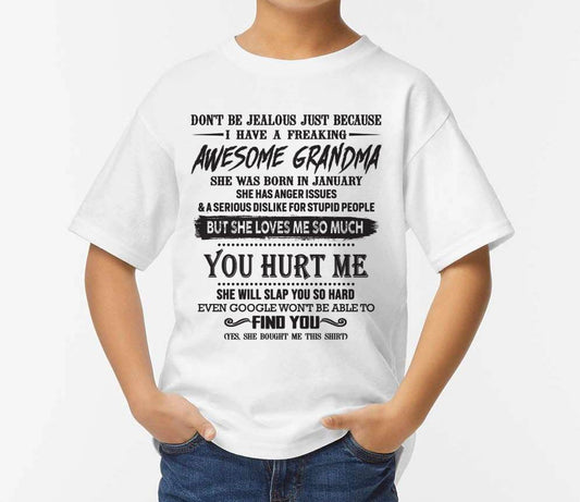 Don't Be Jealous - Gift For Grandson And Granddaughter From Grandma - DOAN01 (SKU07-153-01)