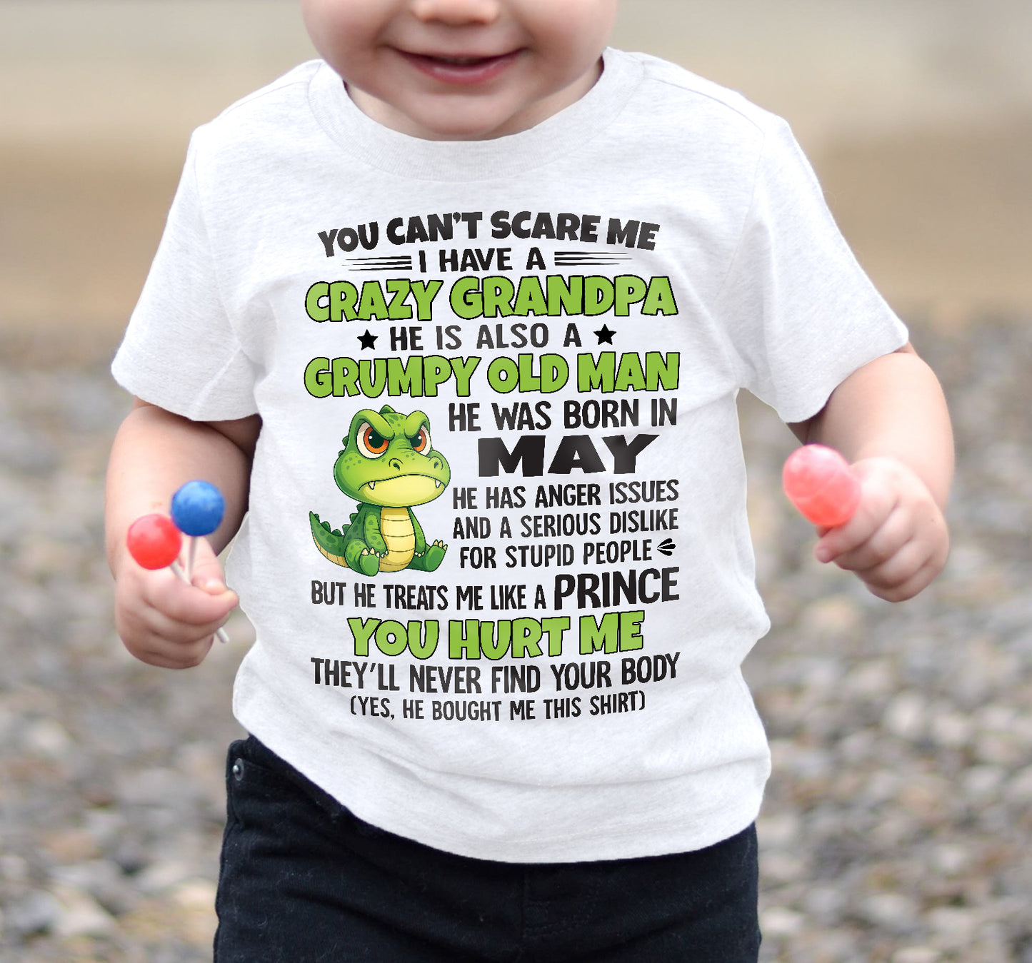 YOU CAN’T SCARE ME - GIFT FOR GRANDSON AND GRANDDAUGHTER FROM GRANDPA - DOAN05 (SKU09-121-05)