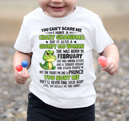 You Can’t Scare Me - Gift For Grandson And Granddaughter From Grandma - DOAN02 (SKU09-85-02)