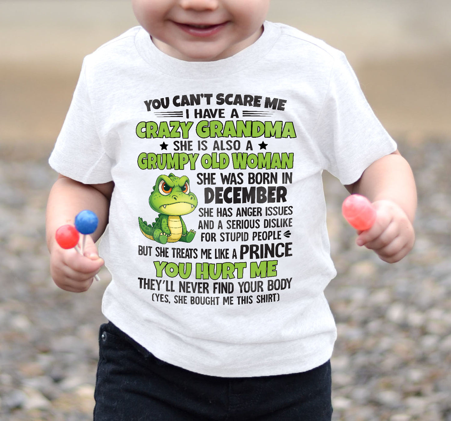 You Can’t Scare Me - Gift For Grandson And Granddaughter From Grandma - DOAN12 (SKU09-85-12)