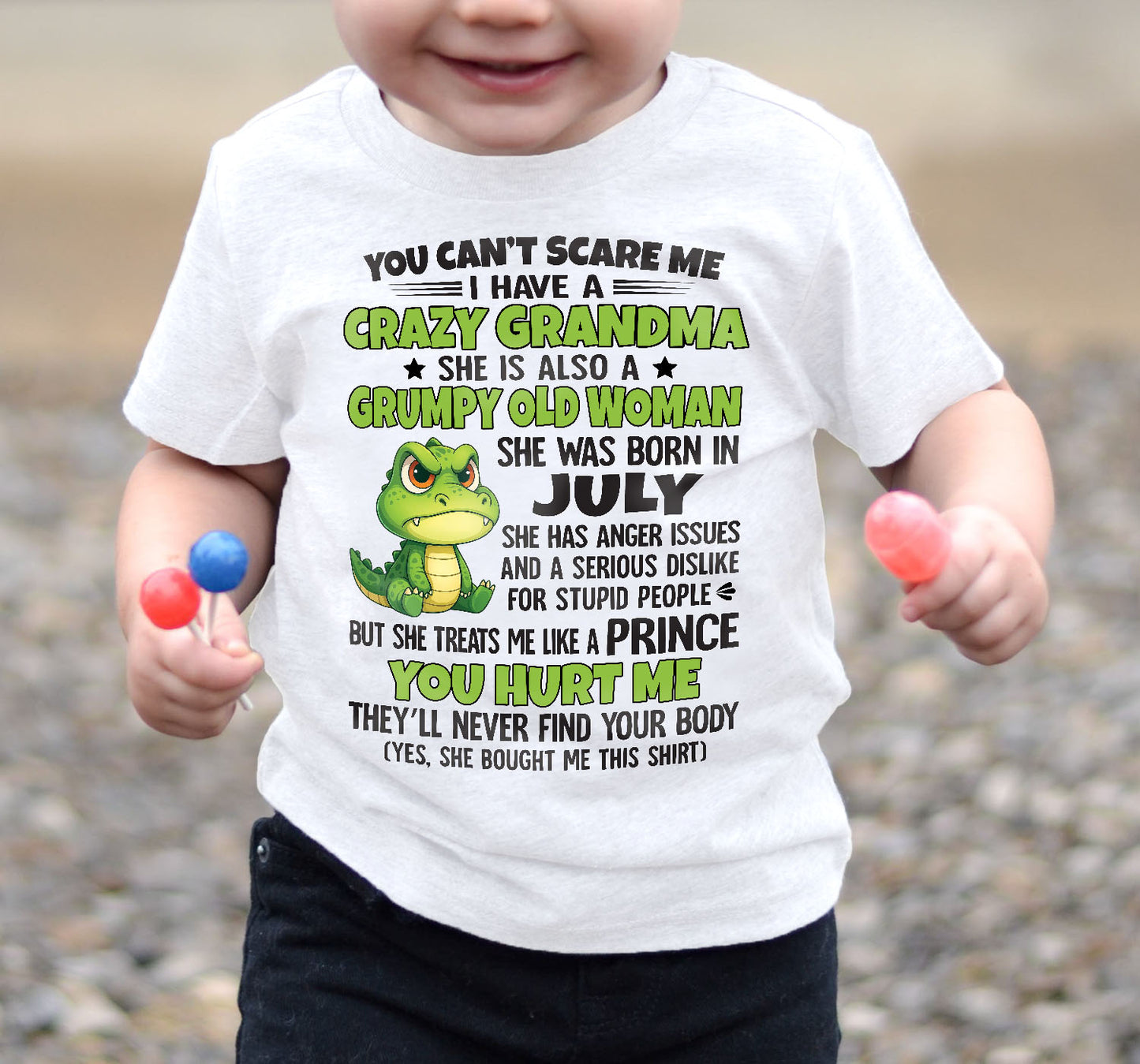 You Can’t Scare Me - Gift For Grandson And Granddaughter From Grandma - DOAN07 (SKU09-85-07)