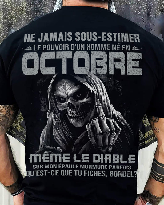 LE POUVOIR D’UN HOMME NÉ EN – T-SHIRT POUR HOMME – DOAN10 (SKU08-61-10)