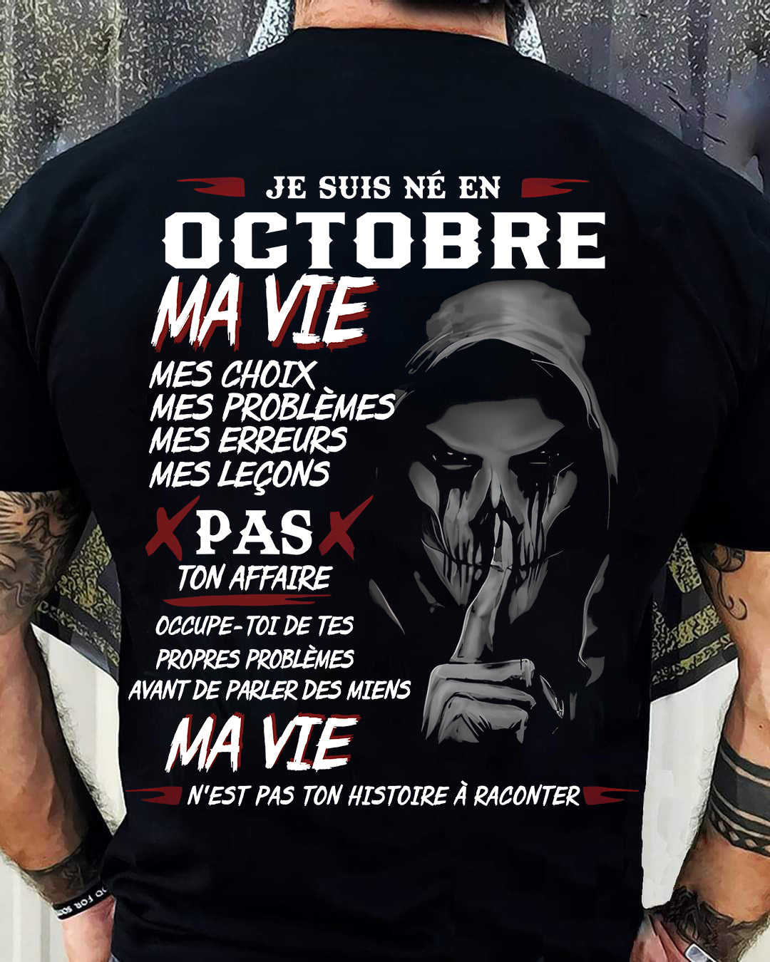 MA VIE – T-shirt pour homme – DOAN10 (SKU12-269-10)