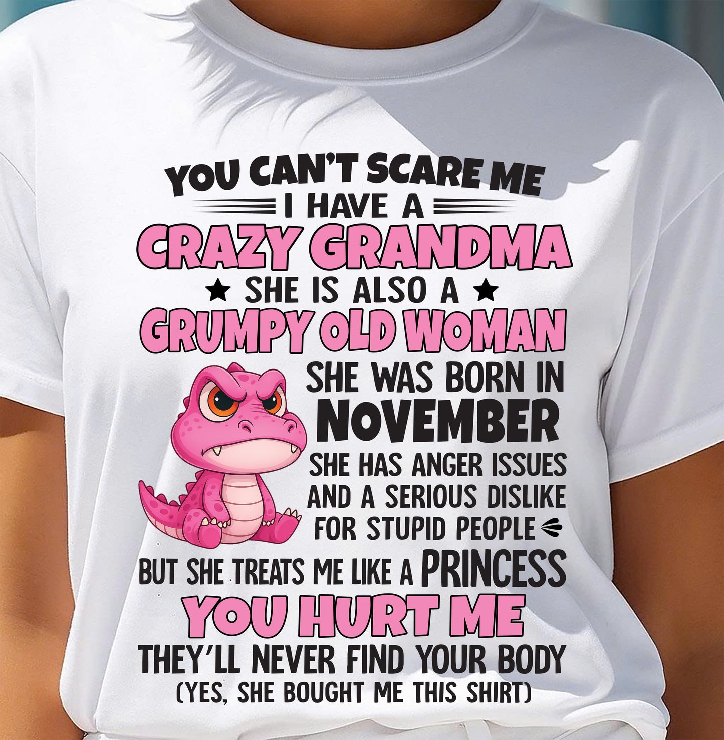 You Can’t Scare Me - Gift For Grandson And Granddaughter From Grandma - DOAN11 (SKU09-130-11)