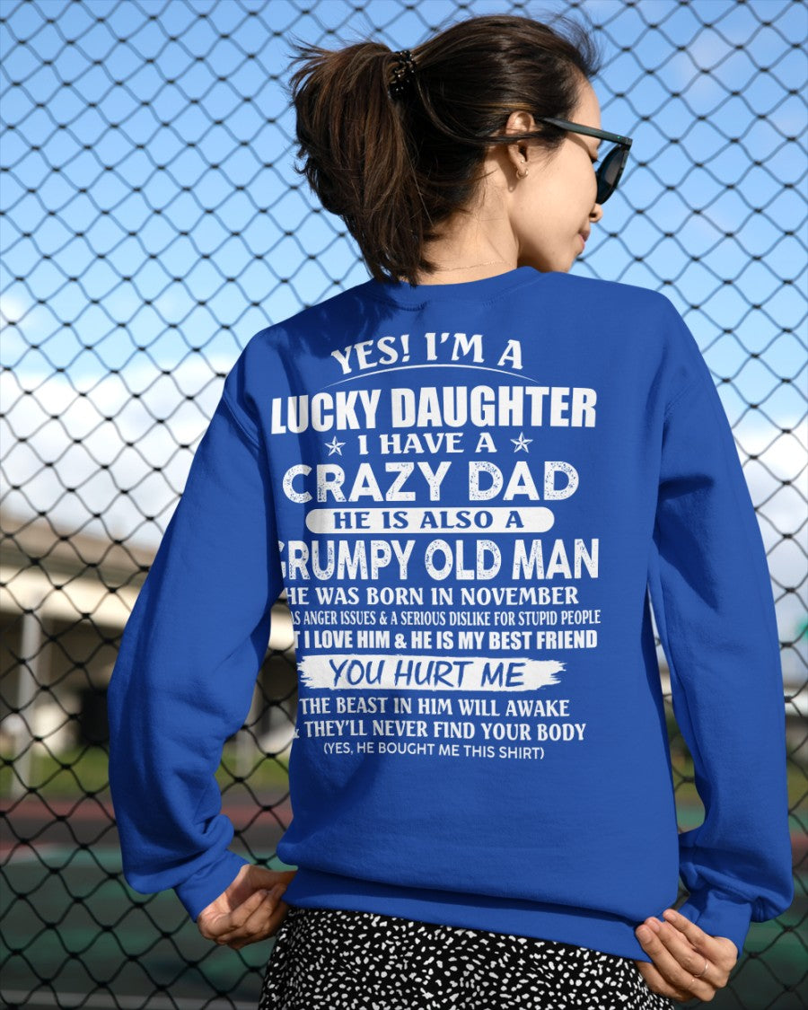 November - Awesome Grumpy Old Dad - Special gift for your daughter From Dad - TIEN11 (SKU10-50-11)