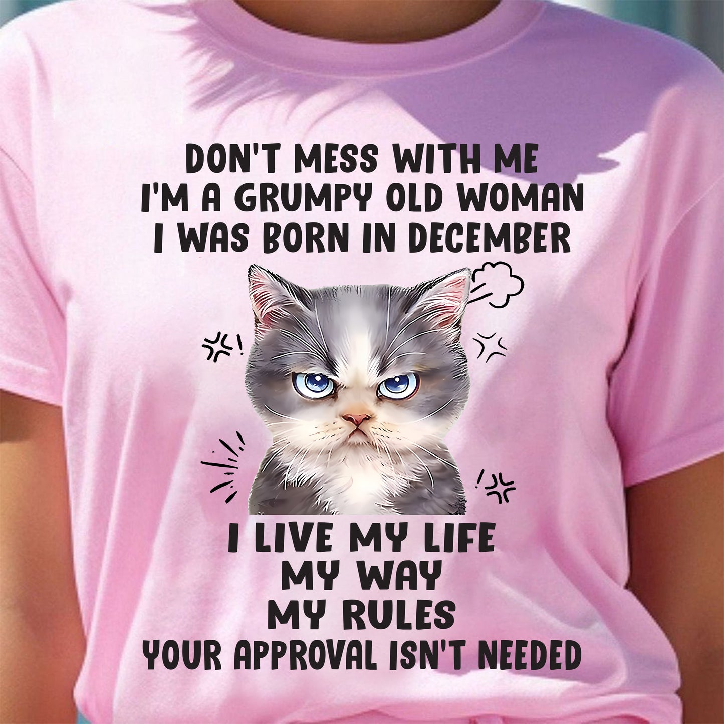 Don’t Mess With Me - T Shirt For Woman - DOAN12 (SKU09-65-12)