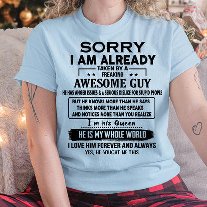 Awesome Guy - Perfect gift for your girlfriend or wife from husband - TIEN00 (SKUT08-11-00)