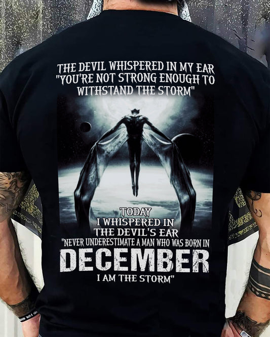 DECEMBER - THE DEVIL WHISPERED IN MY EAR - T-SHIRT FOR MAN - DOAN12 (SKU08-35-12)
