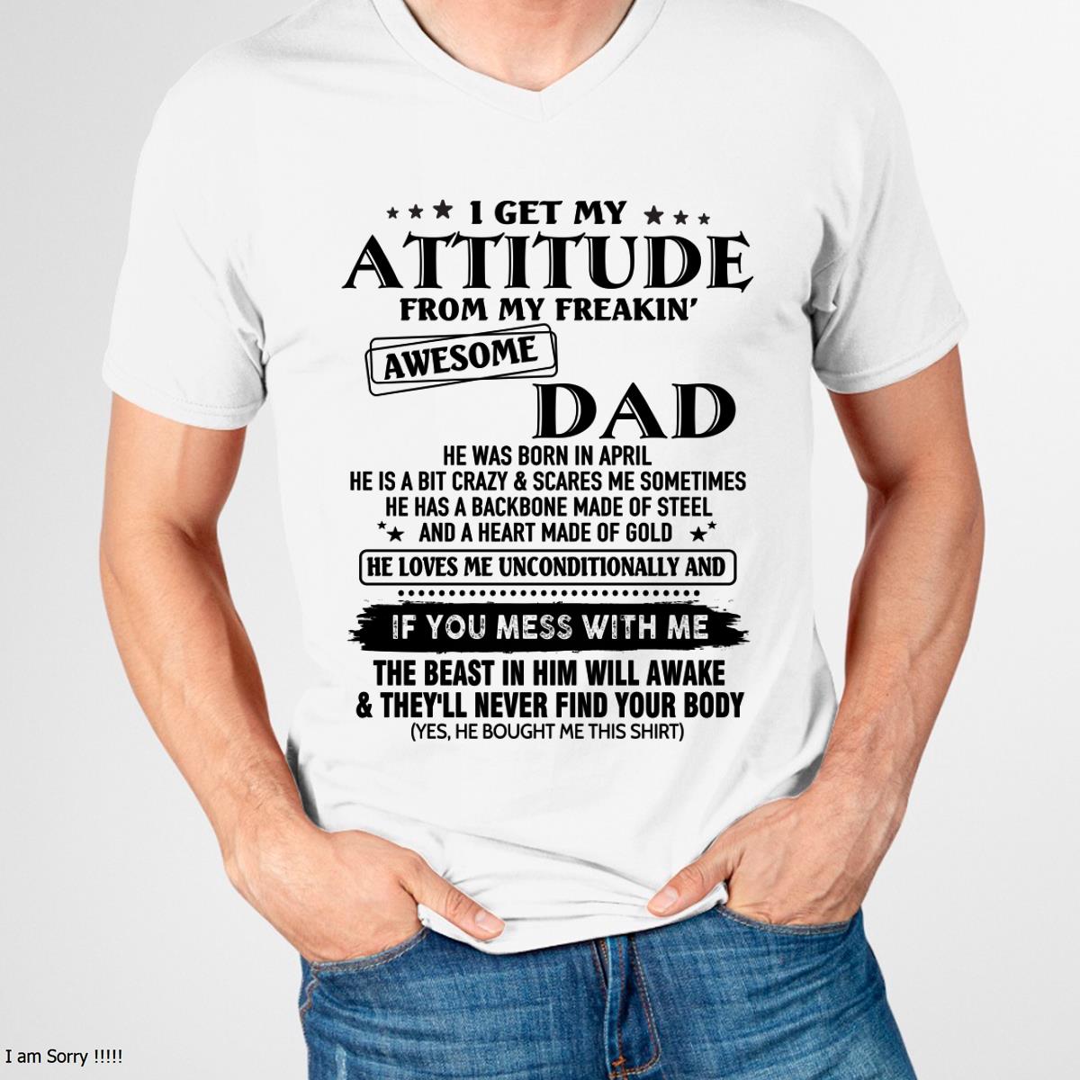 April - Gift For Son and Daughter From Dad - TIEN04 - (SKU-TDADC-04)
