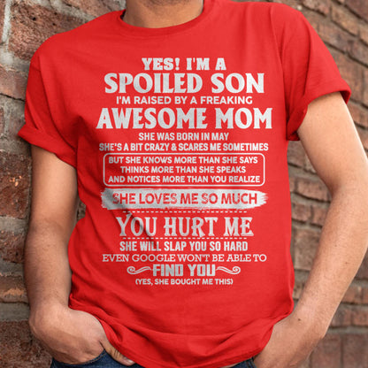 May - Awesome Mom - Perfect Gift For Spoiled Son From Mom - TIEN05 (SKU05-47-05)