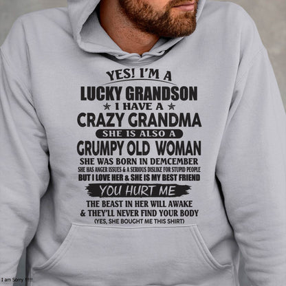 DECEMBER - LUCKY GRANDSON OF CRAZY GRANDMA -  FROM GRANDMA - TIEN12 (SKU10-173-12)