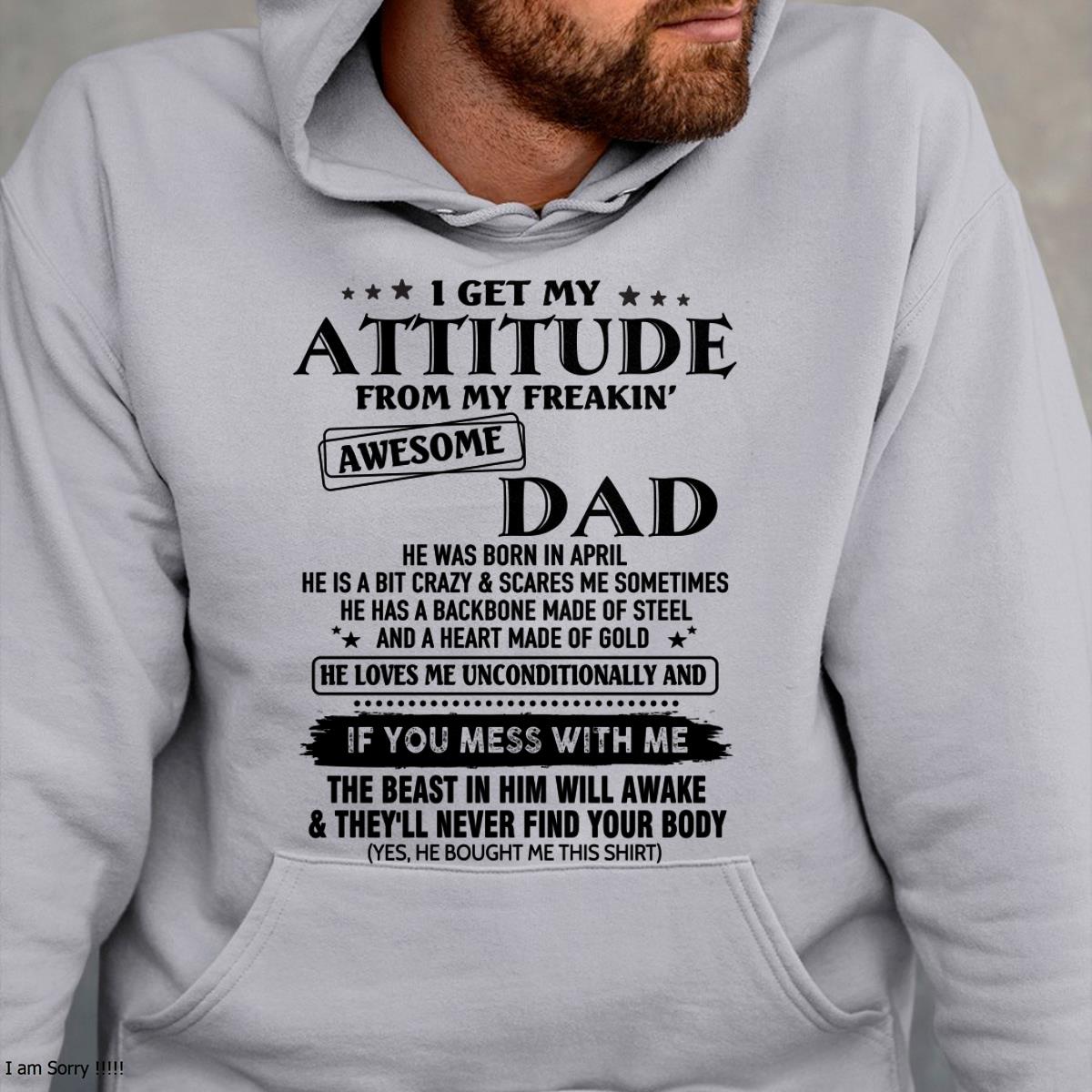 April - Gift For Son and Daughter From Dad - DOAN04 - (SKU-TDADC-04)