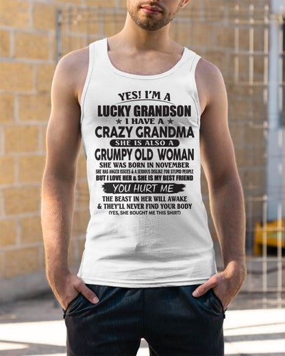NOVEMBER - LUCKY GRANDSON OF CRAZY GRANDMA -  FROM GRANDMA - TIEN11 (SKU10-173-11)