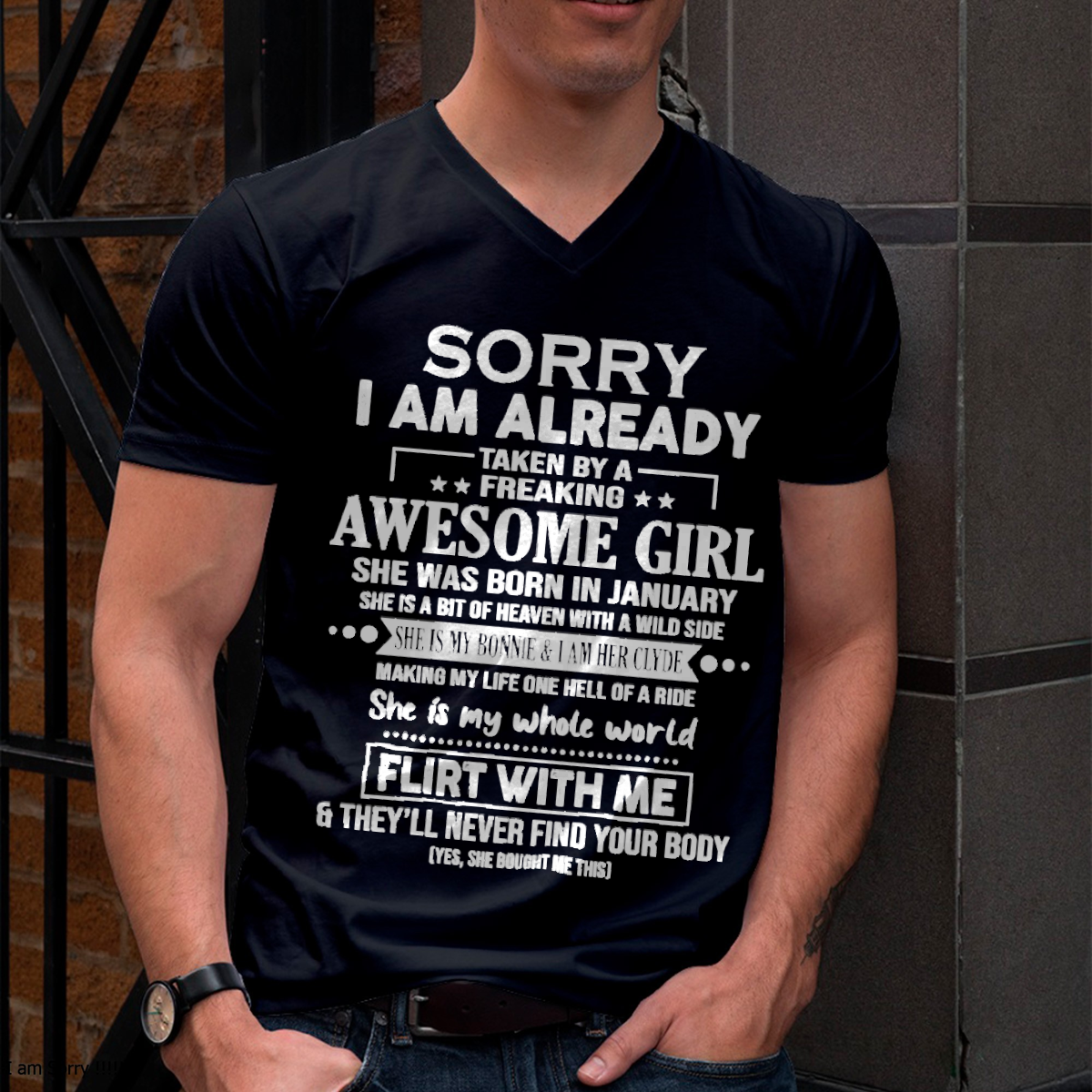 JANUARY – She Is My Bonnie And I Am Her Clyde – FROM WIFE TO HUSBAND – TIEN01 (SKU26T-01-61-01)