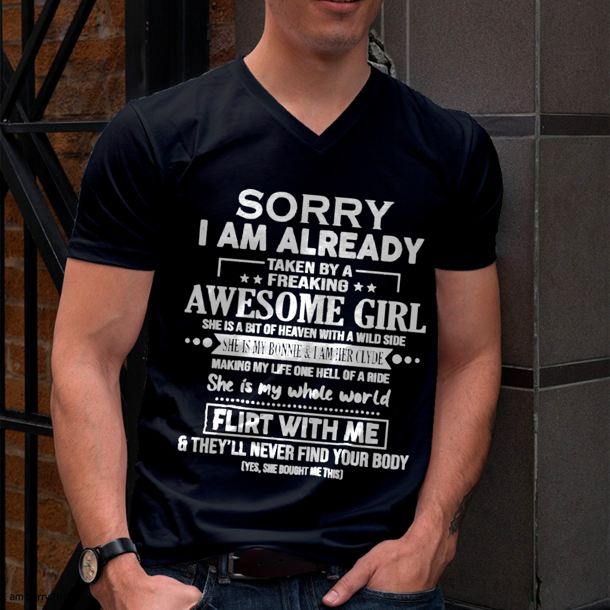 She Is My Bonnie And I Am Her Clyde – FROM WIFE TO HUSBAND – TIEN00 (SKU26T-01-61-00)