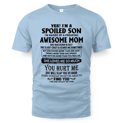 July - Awesome Mom - Perfect gift for son From Mom - TIEN07 (SKU-SPW-07)