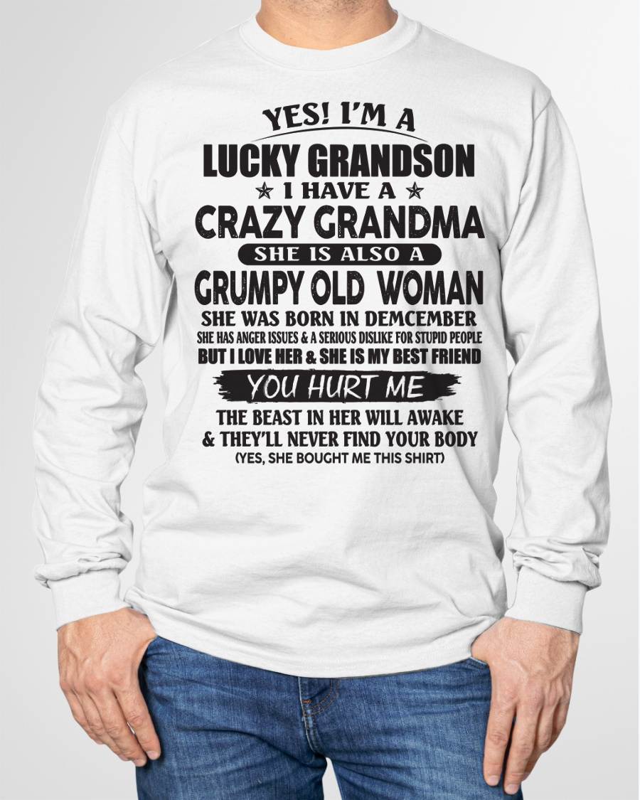 DECEMBER - LUCKY GRANDSON OF CRAZY GRANDMA -  FROM GRANDMA - TIEN12 (SKU10-173-12)