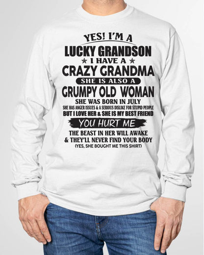 JULY - LUCKY GRANDSON OF CRAZY GRANDMA -  FROM GRANDMA - TIEN07 (SKU10-173-07)