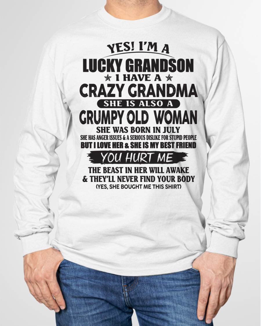 JULY - LUCKY GRANDSON OF CRAZY GRANDMA -  FROM GRANDMA - TIEN07 (SKU10-173-07)