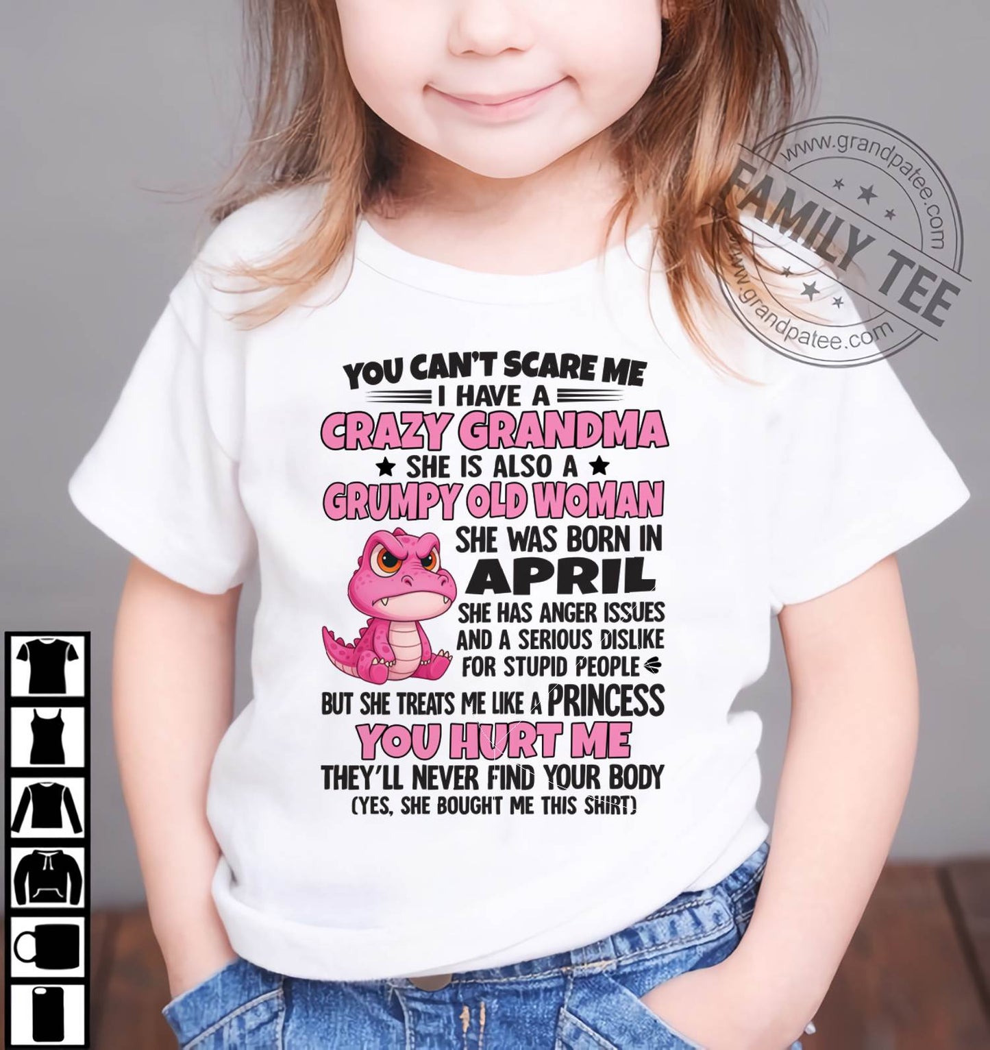 You Can’t Scare Me - Gift For Grandson And Granddaughter From Grandma - DOAN04 (SKU09-130-04)