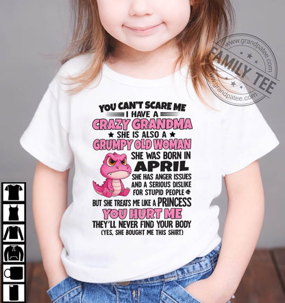 You Can’t Scare Me - Gift For Grandson And Granddaughter From Grandma - DOAN04 (SKU09-130-04)