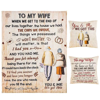Special Gift For Your Wife Blanket - From Husband