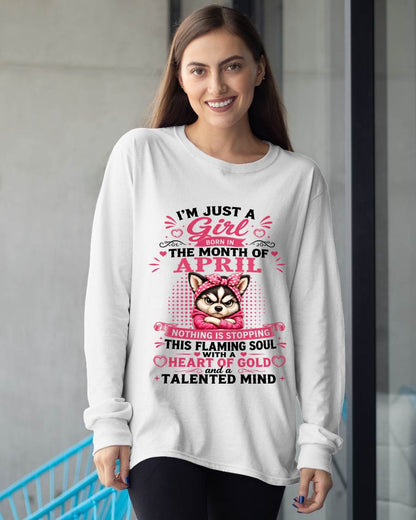 April Women – "The Girl With A Heart Of Gold And Talented Mind" – The Beautiful T - Shirt For Women – TIEN04 (SKU2605-66-04)