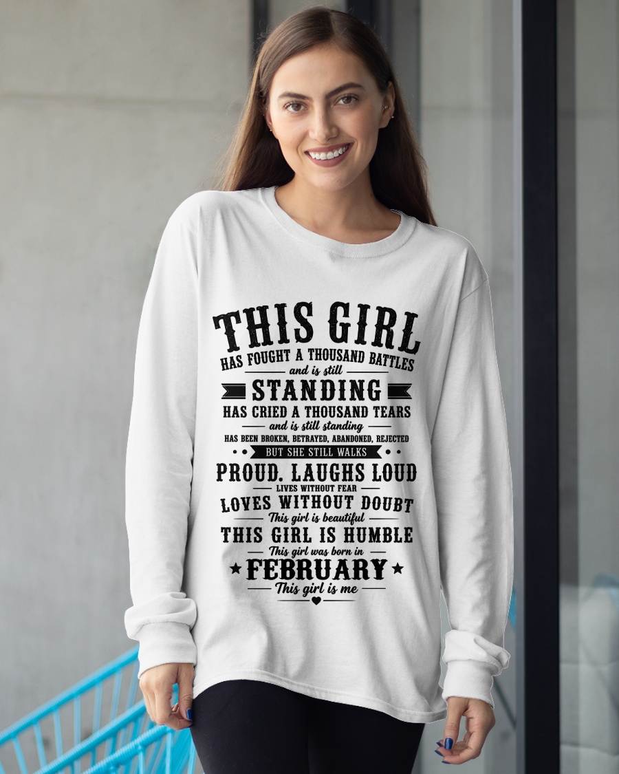 "Through A Thousand Battles, She Stands Proud And Laughs Loud" – The Beautiful T - Shirt For Women – TIEN02 (SKU2606-135-02)